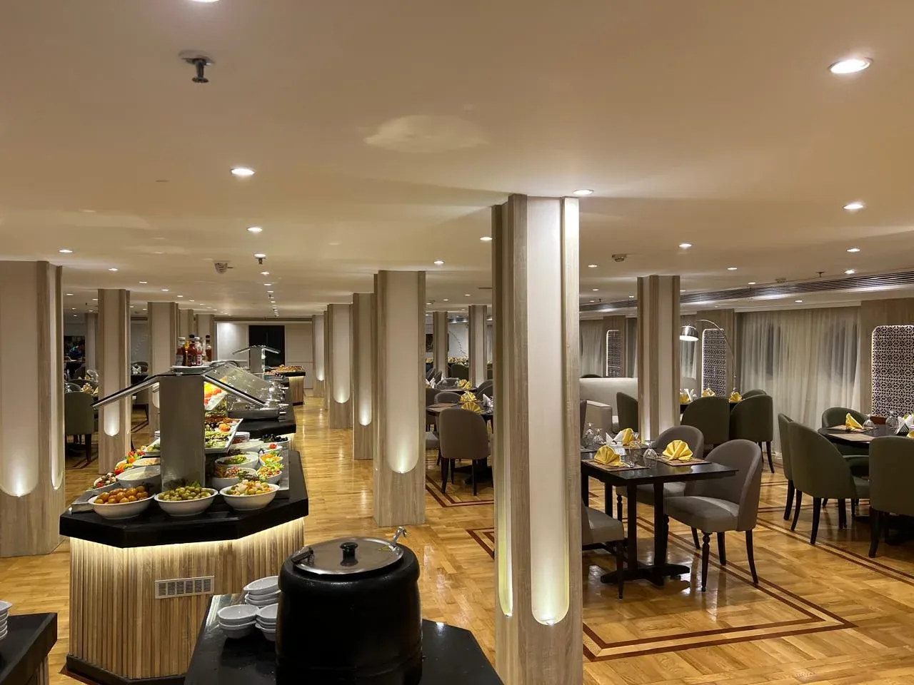 Restaurant aboard the Ciela Nile cruise